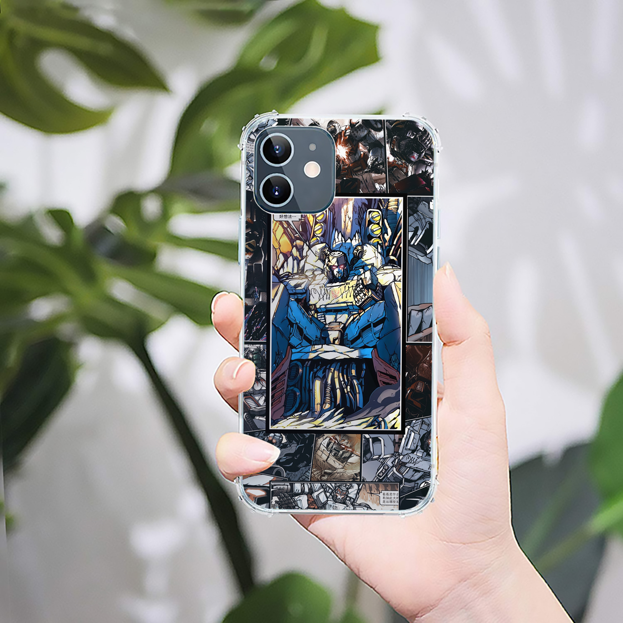 （画像用） Transformers トランスフォーマー 【iPhone 12シリーズ対応】透明スマホケース（クリアソフトケース）